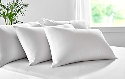 Pikolin Home - Pack de 2 almohadas de fibra, con tratamiento aloe vera, firmeza baja, 40x70cm (Todas las medidas)
