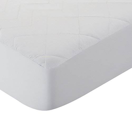 Pikolin Home - Protector de colchón/Cubre colchón acolchado de fibra antiácaros, transpirable, 90x190/200cm-Cama 90 (Todas las medidas)