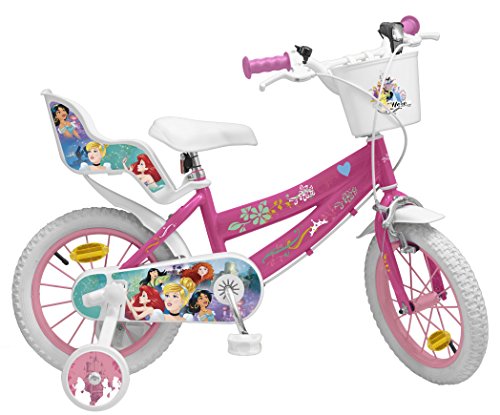 Pik&Roll Princesse - Bicicleta para niña, 14 Pulgadas, Color Rosa