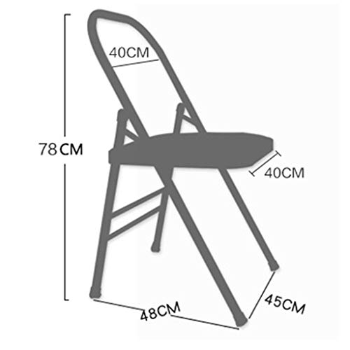Pilates Silla de Yoga Iyengar, Tirantes, Silla Plegable de Yoga, Cuero de PU, Engrosamiento, Vigas Delanteras y traseras, Negro,Black,78 * 48 * 45cm Pilates Silla de Yoga Iyengar, Tirantes, Silla Plegable de Yoga, Cuero de PU, Engrosamiento, Vigas Delanteras y traseras, Negro,Black,78 * 48 * 45cm