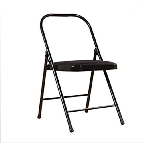 Pilates Silla de Yoga Iyengar, Tirantes, Silla Plegable de Yoga, Cuero de PU, Engrosamiento, Vigas Delanteras y traseras, Negro,Black,78 * 48 * 45cm Pilates Silla de Yoga Iyengar, Tirantes, Silla Plegable de Yoga, Cuero de PU, Engrosamiento, Vigas Delanteras y traseras, Negro,Black,78 * 48 * 45cm