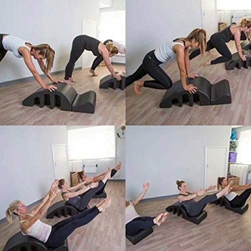 Pilates Spine Supporter espinal Desmontable Arco fácil de Mover, Masaje Tabla cifosis Corrección Yoga Lumbar de la Espuma de corrección