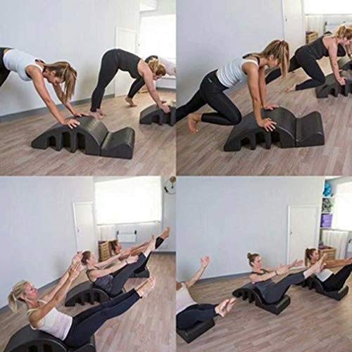 Pilates Spine Supporter espinal Desmontable Arco fácil de Mover, Masaje Tabla cifosis Corrección Yoga Lumbar de la Espuma de corrección Pilates Spine Supporter espinal Desmontable Arco fácil de Mover, Masaje Tabla cifosis Corrección Yoga Lumbar de la Espuma de corrección