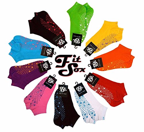 Pilates, Yoga, Artes Marciales, Fitness, Danza. Antideslizante/Antideslizante, Falls Prevención Calcetines Grip, Medias (Negro/Azul) Grip Socks