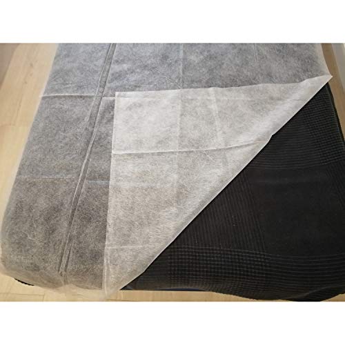 PimPam Factory - Pack de 25 Sábanas de TNT Desechables, 80x200cm, Blanco | 100% Reciclables | Impermeable e Hipoalergénico | Repele Líquidos | No Ajustable | Ideal para Camas y Camillas de Masaje