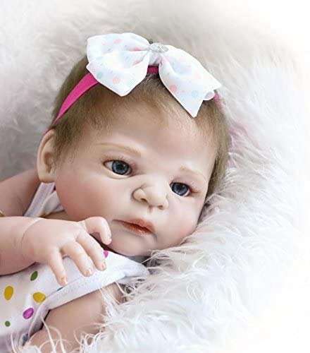 Pinky Reborn 18 Pulgadas 45 cm de Cuerpo Completo de Silicona Real Life Like Reborn Doll Vinilo Suave Realistic Newborn Baby Doll Imán Impermeable Chupete Pinky Reborn 18 Pulgadas 45 cm de Cuerpo Completo de Silicona Real Life Like Reborn Doll Vinilo Suave Realistic Newborn Baby Doll Imán Impermeable Chupete