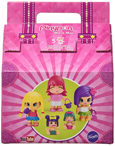 Pinypon - Happy Pin, con 5 figuritas, niños y niñas de 4 a 8 años (Famosa 700014710)
