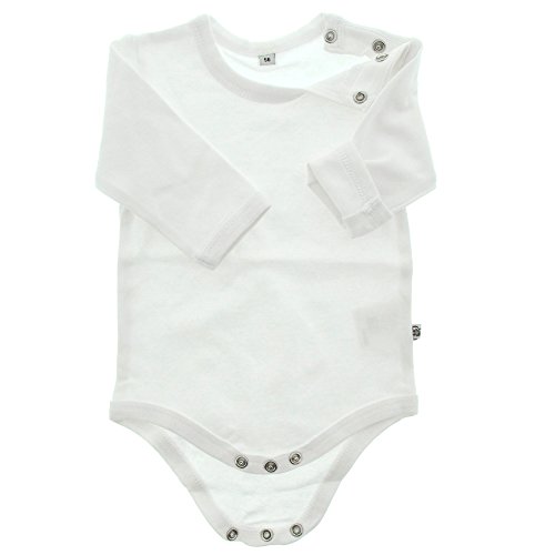 Pippi Body Ls Ao-printed (4-pack), Body para Bebé-Niños, Blanco (White), 50 cm Pippi Body Ls Ao-printed (4-pack), Body para Bebé-Niños, Blanco (White), 50 cm