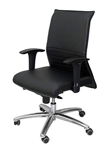 Piqueras Y Crespo (PIQU7) Sillón Albacete confidente Piel Negro hasta 160 kg Sillas de Oficina, Talla Unica Piqueras Y Crespo (PIQU7) Sillón Albacete confidente Piel Negro hasta 160 kg Sillas de Oficina, Talla Unica