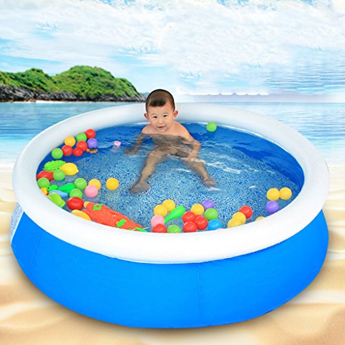 Piscina inflable de la familia de la piscina Piscina inflable del bebé Piscina de la piscina del océano (azul)