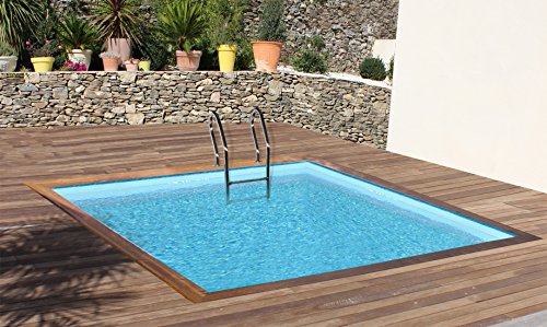 Piscina Madera Gre Carra TerraPools 300x300x119 cm.