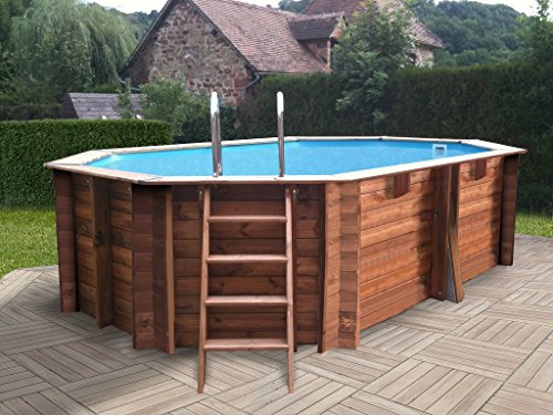 Piscina Madera Gre Grenade TerraPools 436x336x119 cm.