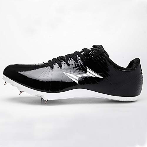 Pista Y Campo Zapatos, Picos De Obstáculo Salto De Longitud Spikes Running Spikes Zapatilla Junior Track Spikes Zapato Profesional Juventud Atletismo Sprint Spikes,Negro,EU40 Pista Y Campo Zapatos, Picos De Obstáculo Salto De Longitud Spikes Running Spikes Zapatilla Junior Track Spikes Zapato Profesional Juventud Atletismo Sprint Spikes,Negro,EU40