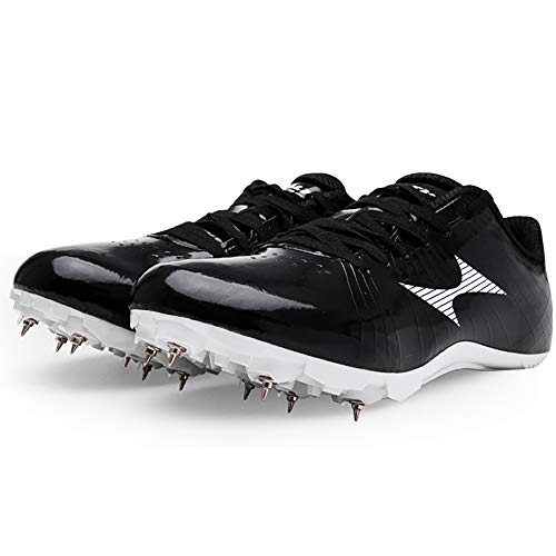 Pista Y Campo Zapatos, Picos De Obstáculo Salto De Longitud Spikes Running Spikes Zapatilla Junior Track Spikes Zapato Profesional Juventud Atletismo Sprint Spikes,Negro,EU40 Pista Y Campo Zapatos, Picos De Obstáculo Salto De Longitud Spikes Running Spikes Zapatilla Junior Track Spikes Zapato Profesional Juventud Atletismo Sprint Spikes,Negro,EU40