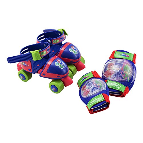 PJ Masks OPJM019 - Patines Ajustables para niños con protección para Rodilleras