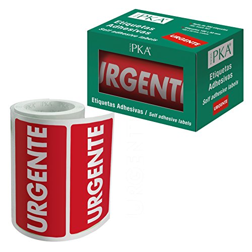 PKA 16412 - Rollo con 200 etiquetas"Urgente"