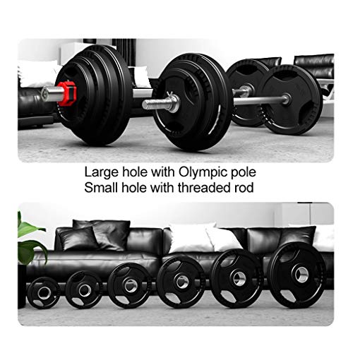 Placas con Barra de Hierro Fundido Un par Olímpico Pesos 51mm Placas centrales Peso Placas Pesa for Gimnasio en casa Aptitud del Ejercicio del Entrenamiento de elevación Hombre y la Mujer Placas con Barra de Hierro Fundido Un par Olímpico Pesos 51mm Placas centrales Peso Placas Pesa for Gimnasio en casa Aptitud del Ejercicio del Entrenamiento de elevación Hombre y la Mujer