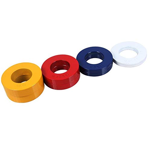 Placas fraccional Peso Olympic Juego de 2 Placas - 0,25 kg 0,5 Kg 0,75 Kg Placas fraccional Peso diseñado for Olympic Barbells (Size : White 0.25kg) Placas fraccional Peso Olympic Juego de 2 Placas - 0,25 kg 0,5 Kg 0,75 Kg Placas fraccional Peso diseñado for Olympic Barbells (Size : White 0.25kg)