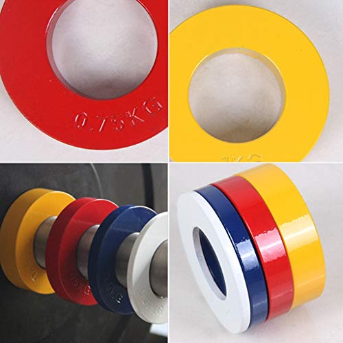 Placas fraccional Peso Olympic Juego de 2 Placas - 0,25 kg 0,5 Kg 0,75 Kg Placas fraccional Peso diseñado for Olympic Barbells (Size : White 0.25kg)