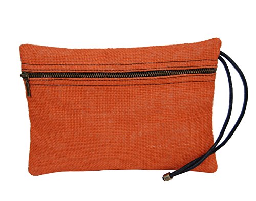 Plan B, Bolso de Mano, Clutch Valencia, 23 X 17 cm, con 2 Compartimentos, Naranja