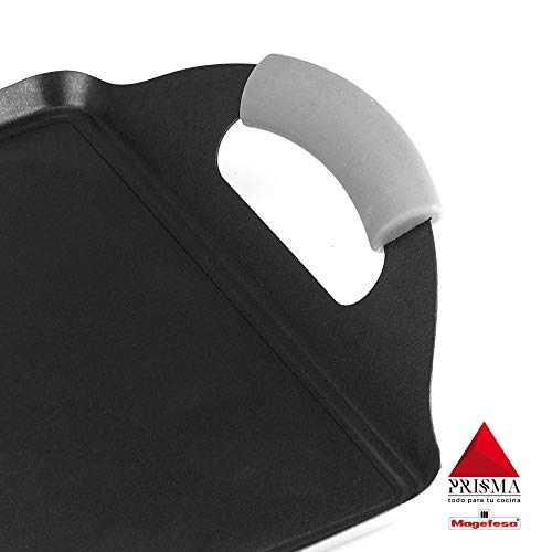 Plancha Teppanyaki MAGEFESA Prisma. Teppanyaki Fabricado en Acero Inoxidable, Antiadherente Triple Capa, Apta para Todo Tipo de Cocina, INDUCCIÓN. Apto para lavavajillas y Horno. (Teppanyaki, 41_cm) Plancha Teppanyaki MAGEFESA Prisma. Teppanyaki Fabricado en Acero Inoxidable, Antiadherente Triple Capa, Apta para Todo Tipo de Cocina, INDUCCIÓN. Apto para lavavajillas y Horno. (Teppanyaki, 41_cm)