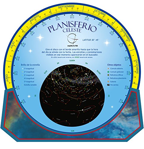 Planisferio celeste. Dos caras. Reversible. Castellano. Editorial Mapiberia & Global Mapping. Planisferio celeste. Dos caras. Reversible. Castellano. Editorial Mapiberia & Global Mapping.