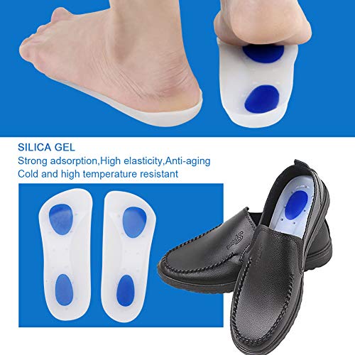 Plantillas de silicona, plantillas invisibles de gel de silicona, plantillas de gel para el talón para aliviar el dolor, almohadillas de gel para el talón, desodorante, transpirables Plantillas de silicona, plantillas invisibles de gel de silicona, plantillas de gel para el talón para aliviar el dolor, almohadillas de gel para el talón, desodorante, transpirables