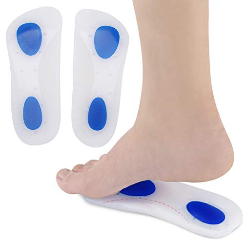 Plantillas de silicona, plantillas invisibles de gel de silicona, plantillas de gel para el talón para aliviar el dolor, almohadillas de gel para el talón, desodorante, transpirables Plantillas de silicona, plantillas invisibles de gel de silicona, plantillas de gel para el talón para aliviar el dolor, almohadillas de gel para el talón, desodorante, transpirables