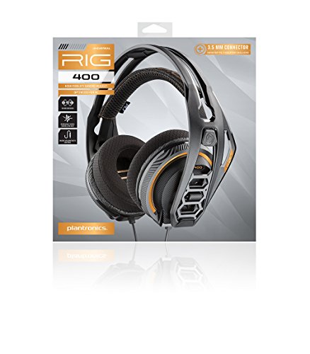 Plantronics Rig 400 - Auricular para PC, Color Negro Plantronics Rig 400 - Auricular para PC, Color Negro