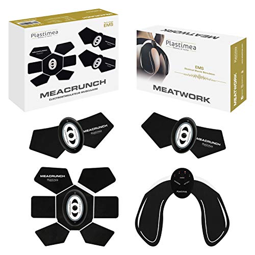 Plastimea Electroestimulador Muscular Hips Trainer Digital Masaje EMS TENS Masajeador Eléctrico Abdomen Brazo Piernas Nalgas Espalda para Hombres y Mujeres Plastimea Electroestimulador Muscular Hips Trainer Digital Masaje EMS TENS Masajeador Eléctrico Abdomen Brazo Piernas Nalgas Espalda para Hombres y Mujeres