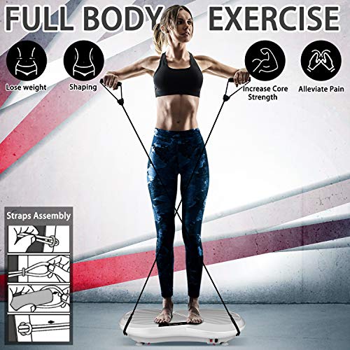 Plataforma vibratoria Caroma 3D con superficie extremadamente grande | 99 niveles 3 programas de entrenamiento | Mando a distancia avanzado para moldear y perder peso en casa (gris) Plataforma vibratoria Caroma 3D con superficie extremadamente grande | 99 niveles 3 programas de entrenamiento | Mando a distancia avanzado para moldear y perder peso en casa (gris)