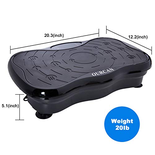 Plataforma Vibratoria Para Ejercicio De Cuerpo Completo,Entrenador De Fitness Casero Vibrante,Niveles De Intensidad 180,Con Bandas De Resistencia De Gimnasio,Pierde Grasa Tonificante y Ponte En Forma Plataforma Vibratoria Para Ejercicio De Cuerpo Completo,Entrenador De Fitness Casero Vibrante,Niveles De Intensidad 180,Con Bandas De Resistencia De Gimnasio,Pierde Grasa Tonificante y Ponte En Forma