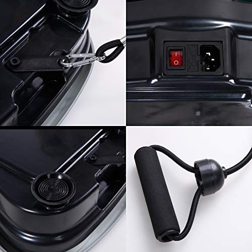 Plataforma Vibratoria Para Ejercicio De Cuerpo Completo,Entrenador De Fitness Casero Vibrante,Niveles De Intensidad 180,Con Bandas De Resistencia De Gimnasio,Pierde Grasa Tonificante y Ponte En Forma Plataforma Vibratoria Para Ejercicio De Cuerpo Completo,Entrenador De Fitness Casero Vibrante,Niveles De Intensidad 180,Con Bandas De Resistencia De Gimnasio,Pierde Grasa Tonificante y Ponte En Forma