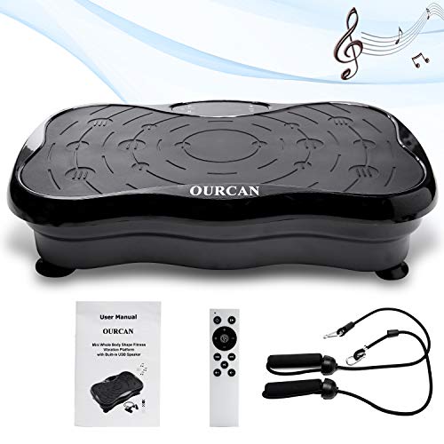 Plataforma Vibratoria Para Ejercicio De Cuerpo Completo,Entrenador De Fitness Casero Vibrante,Niveles De Intensidad 180,Con Bandas De Resistencia De Gimnasio,Pierde Grasa Tonificante y Ponte En Forma Plataforma Vibratoria Para Ejercicio De Cuerpo Completo,Entrenador De Fitness Casero Vibrante,Niveles De Intensidad 180,Con Bandas De Resistencia De Gimnasio,Pierde Grasa Tonificante y Ponte En Forma