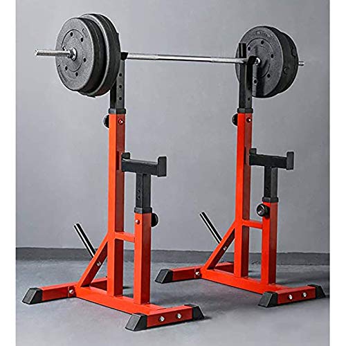 PLAYH Soporte De Barra Estante De Peso Ajustable Squat Rack, Ajuste Bench Press Rack Weight Rack para Gimnasio En Casa Ejercicio FíSico Entrenamiento Fuerza