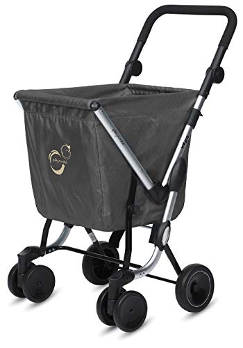 Playmarket We Go Basic Carro de la compra, 50 litros, Poliéster, Gris Marengo Playmarket We Go Basic Carro de la compra, 50 litros, Poliéster, Gris Marengo