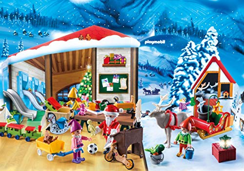 PLAYMOBIL Calendario de Adviento- Taller de Navidad, Multicolor (9264) PLAYMOBIL Calendario de Adviento- Taller de Navidad, Multicolor (9264)