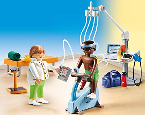 PLAYMOBIL - City Life: Fisioterapeuta Juego con Accesorios, Multicolor (70195)