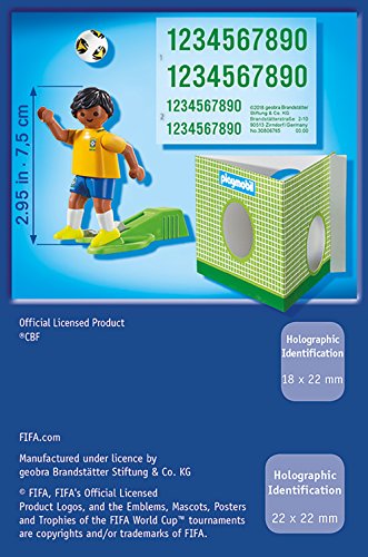 Playmobil Fútbol - Jugador Brasil (Playmobil 9510) Playmobil Fútbol - Jugador Brasil (Playmobil 9510)
