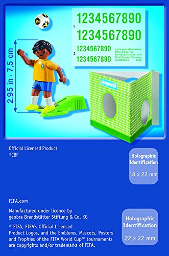 Playmobil Fútbol - Jugador Brasil (Playmobil 9510) Playmobil Fútbol - Jugador Brasil (Playmobil 9510)