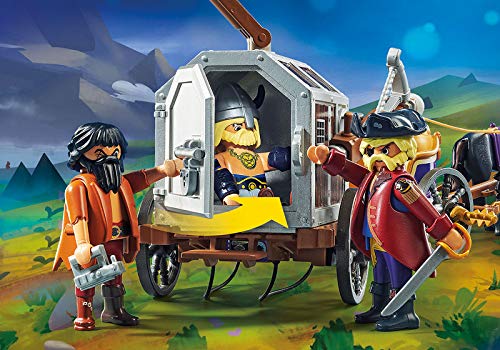 PLAYMOBIL: THE MOVIE Charlie con Carro Prisión, a Partir de 5 Años (70073)