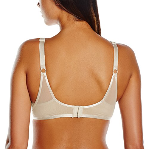 Playtex Ideal Beauty Soft Cup Sujetador sin aros, Beige (Nacre 03Z), 100B para Mujer