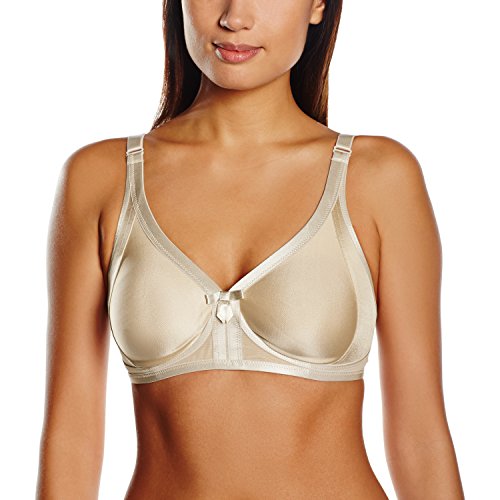 Playtex Ideal Beauty Soft Cup Sujetador sin aros, Beige (Nacre 03Z), 100B para Mujer