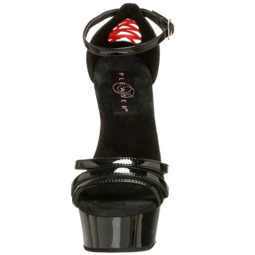 Pleaser DELIGHT-662 Blk Pat/Blk UK 3 (EU 36) Pleaser DELIGHT-662 Blk Pat/Blk UK 3 (EU 36)