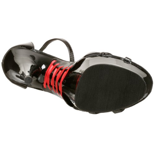 Pleaser DELIGHT-662 Blk Pat/Blk UK 3 (EU 36)