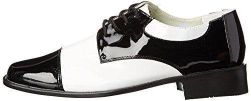Pleaser DISCO-18, Brogue-Zapatos con Cordones Hombre, Multicolor Blanco y Negro, Large EU Pleaser DISCO-18, Brogue-Zapatos con Cordones Hombre, Multicolor Blanco y Negro, Large EU