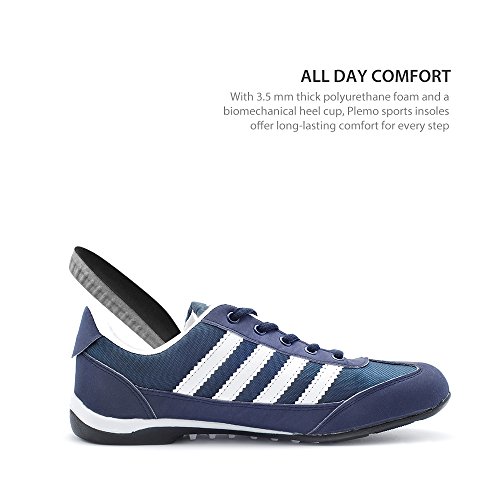 Plemo Plantillas Zapatos IS-01W de Gel Amortiguadoras, Cómodas, Antibacteriana y Flexibles, 1 Par, Talla Única, Tras Recortar desde el Número 36 al 40 Plemo Plantillas Zapatos IS-01W de Gel Amortiguadoras, Cómodas, Antibacteriana y Flexibles, 1 Par, Talla Única, Tras Recortar desde el Número 36 al 40