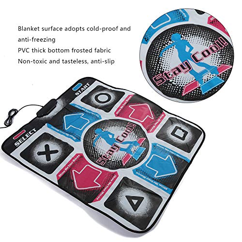 Plyisty Almohadilla de Baile, Almohadilla de Baile Antideslizante Manta de Baile, Alfombrilla de Baile con Llave USB11, Manta de Baile de Juegos para Entretenimiento y Fitness. 35.43x31.50 Pulgadas Plyisty Almohadilla de Baile, Almohadilla de Baile Antideslizante Manta de Baile, Alfombrilla de Baile con Llave USB11, Manta de Baile de Juegos para Entretenimiento y Fitness. 35.43x31.50 Pulgadas