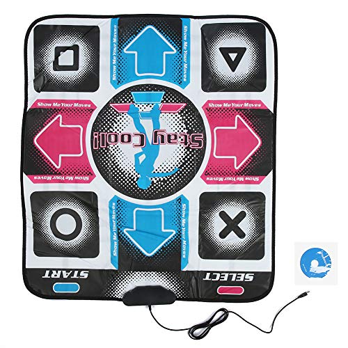 Plyisty Almohadilla de Baile, Almohadilla de Baile Antideslizante Manta de Baile, Alfombrilla de Baile con Llave USB11, Manta de Baile de Juegos para Entretenimiento y Fitness. 35.43x31.50 Pulgadas