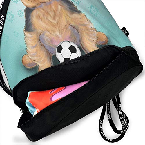 PmseK Mochila con Cordón,Bolsas de Gimnasia, Puppy Yorkie Multifunctional Bundle Backpack Shoulder Bag For Men and Women